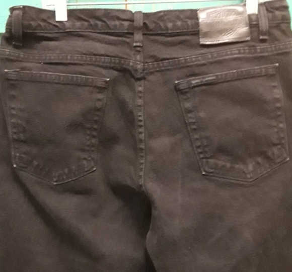 Women's Black Harley Davidson Jeans, Straight Leg Sz 16 - Picture 5 of 10